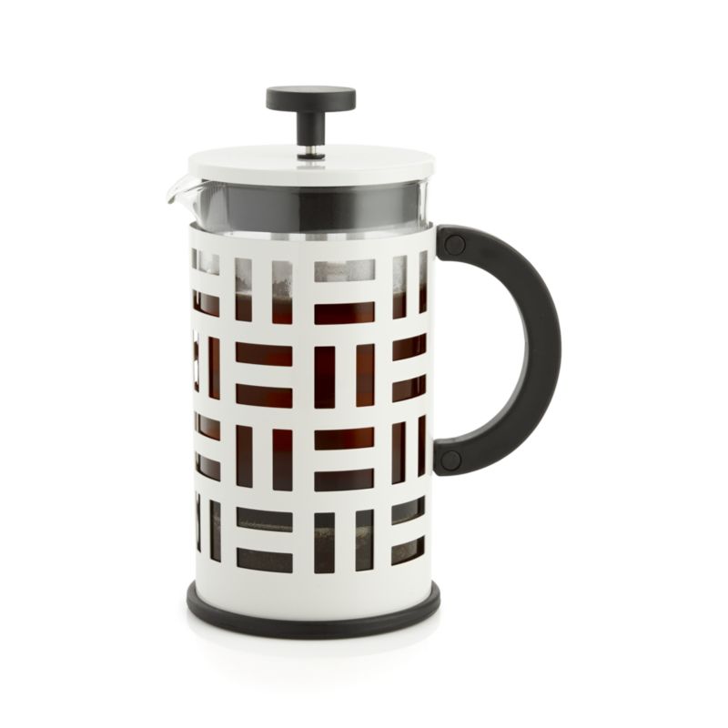 Bodum Eileen White French Press Coffeemaker Crate and Barrel